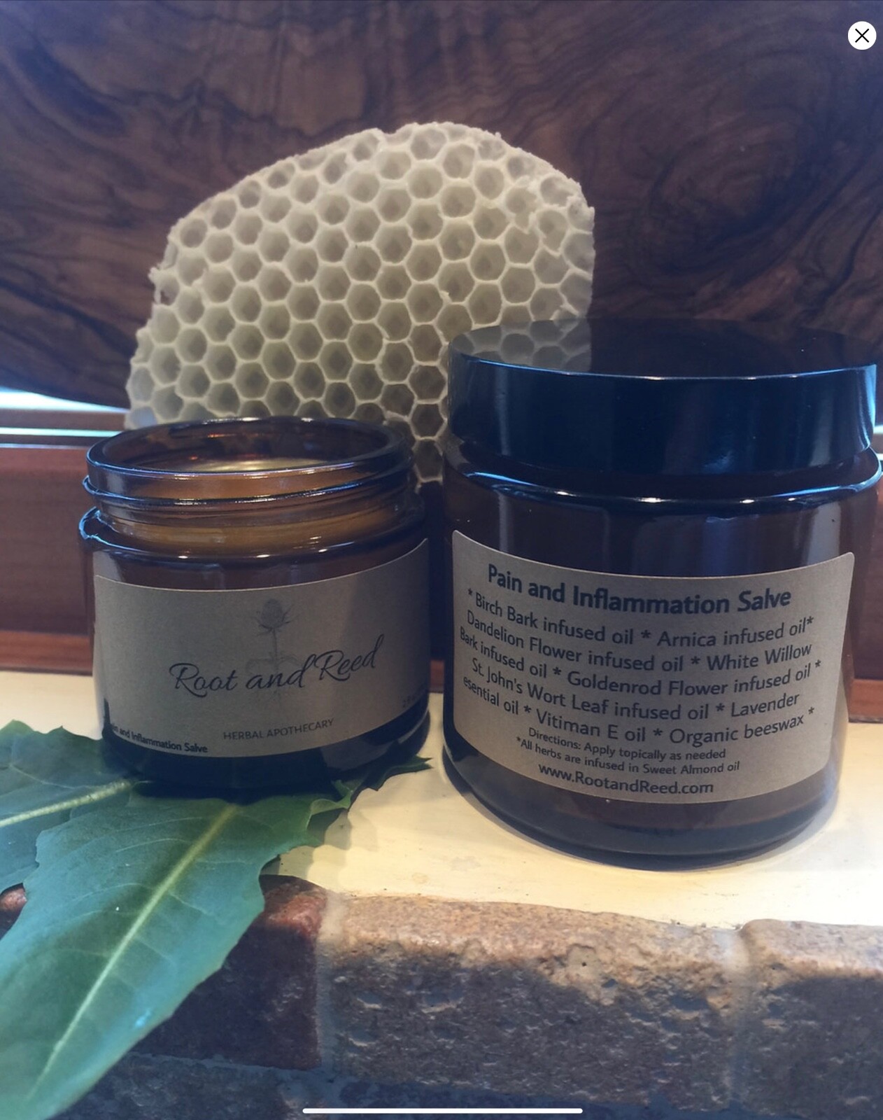Pain and Inflammation Salve - All natural - Herbal