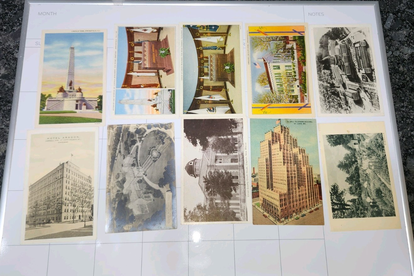 Vintage Postcard Lot of 117 Linen & Chrome US Town City Views Hotels Buildings Vintage Postcard Lot of 117 Linen & Chrome US Town City Views Hotels Buildings