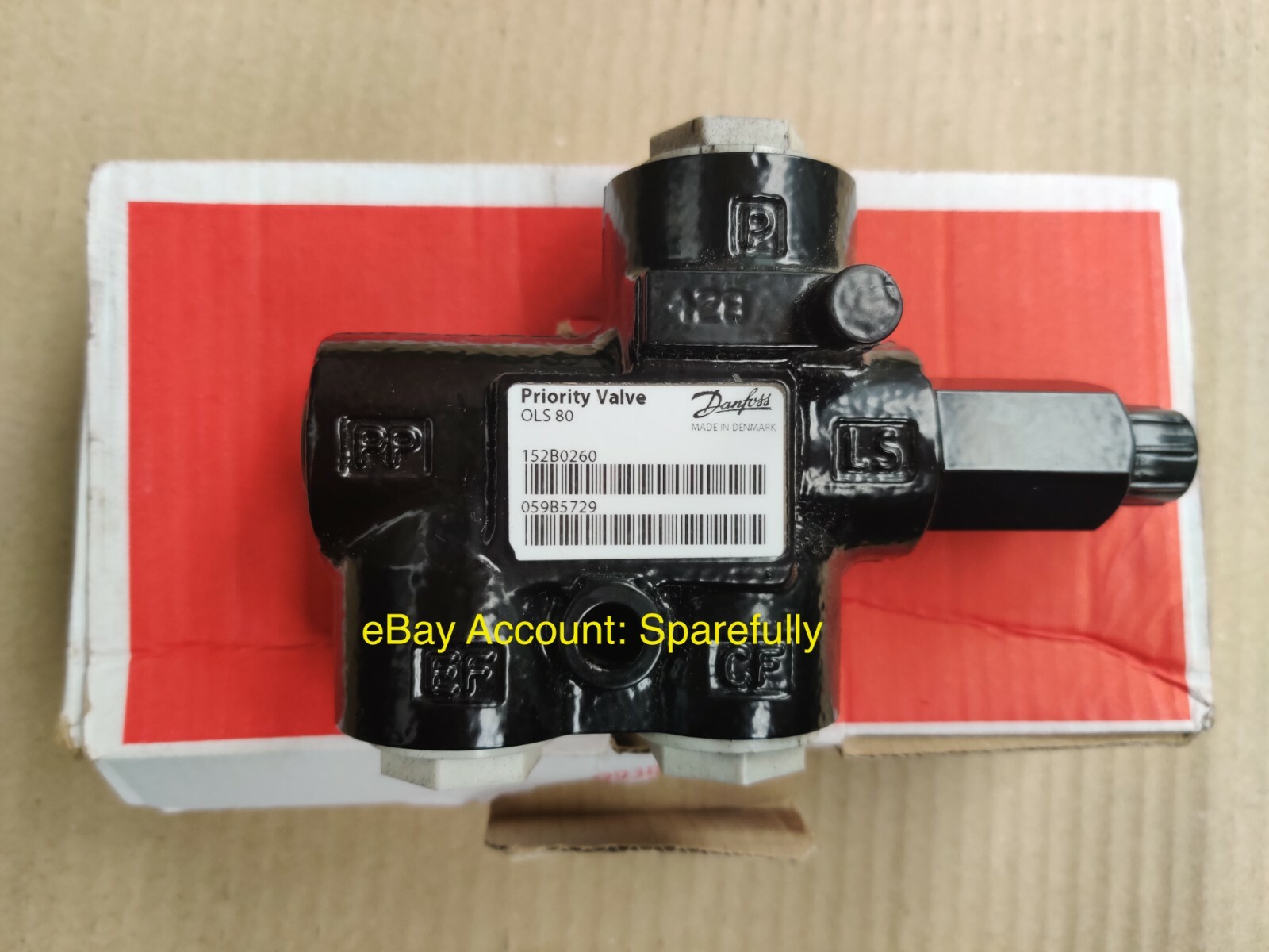 JCB-Genuine Danfoss Priority Valve Steering (Part 35/412100 35/410600 35/411900)