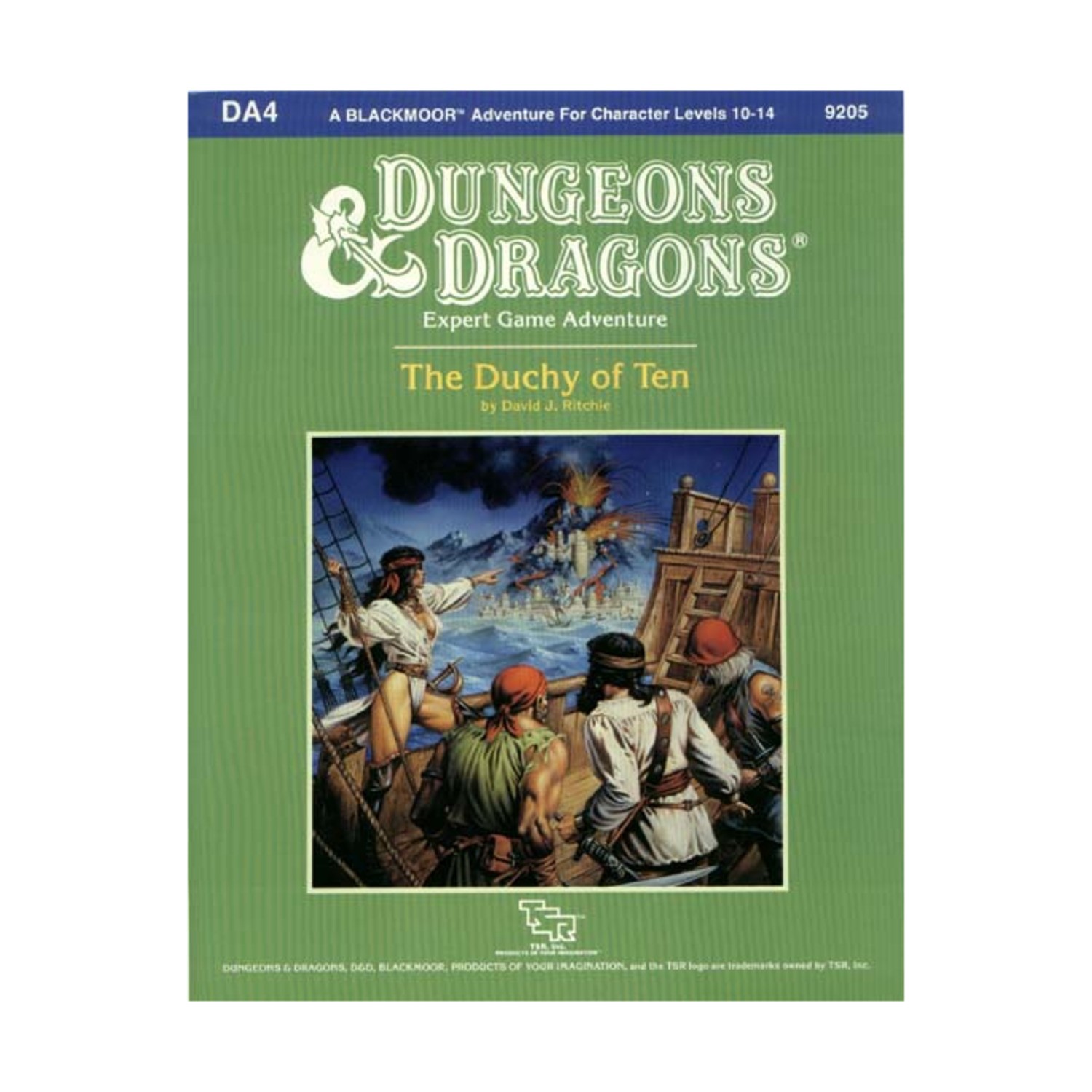 TSR Basic D&D Duchy of Ten VG+ TSR Basic D&D Duchy of Ten VG+