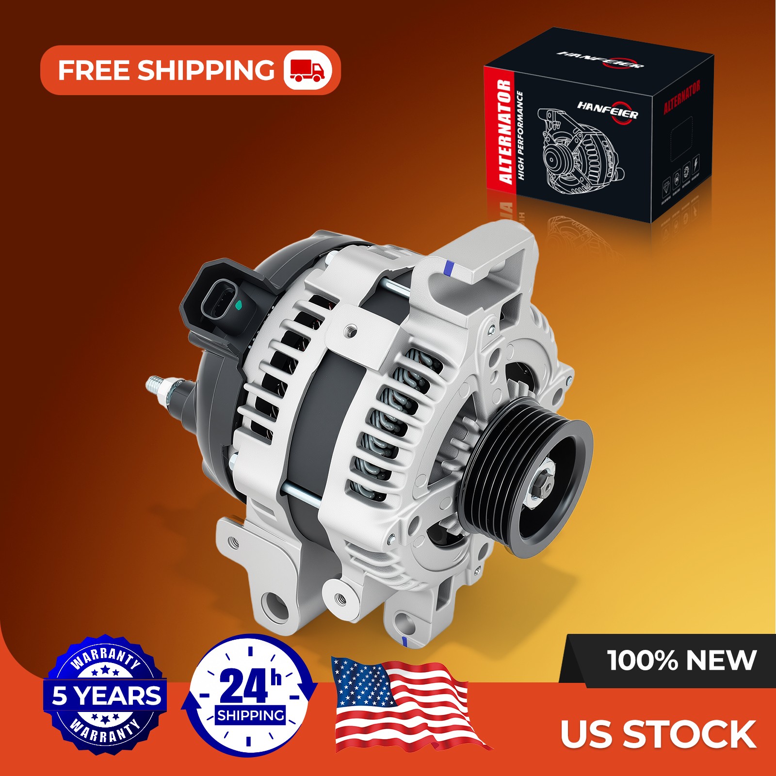 For Cadillac CTS 3.6L 2004-2007 2.8L 2005-2007 Alternator 140A 11044 High Output