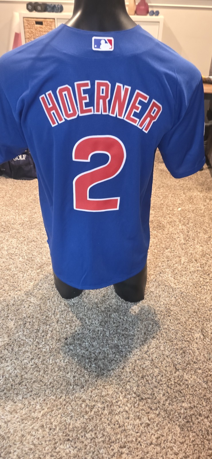 Nico Hoerner Chicago Cubs Royal Blue 150th Anniversary Stitched Fantop Size XL