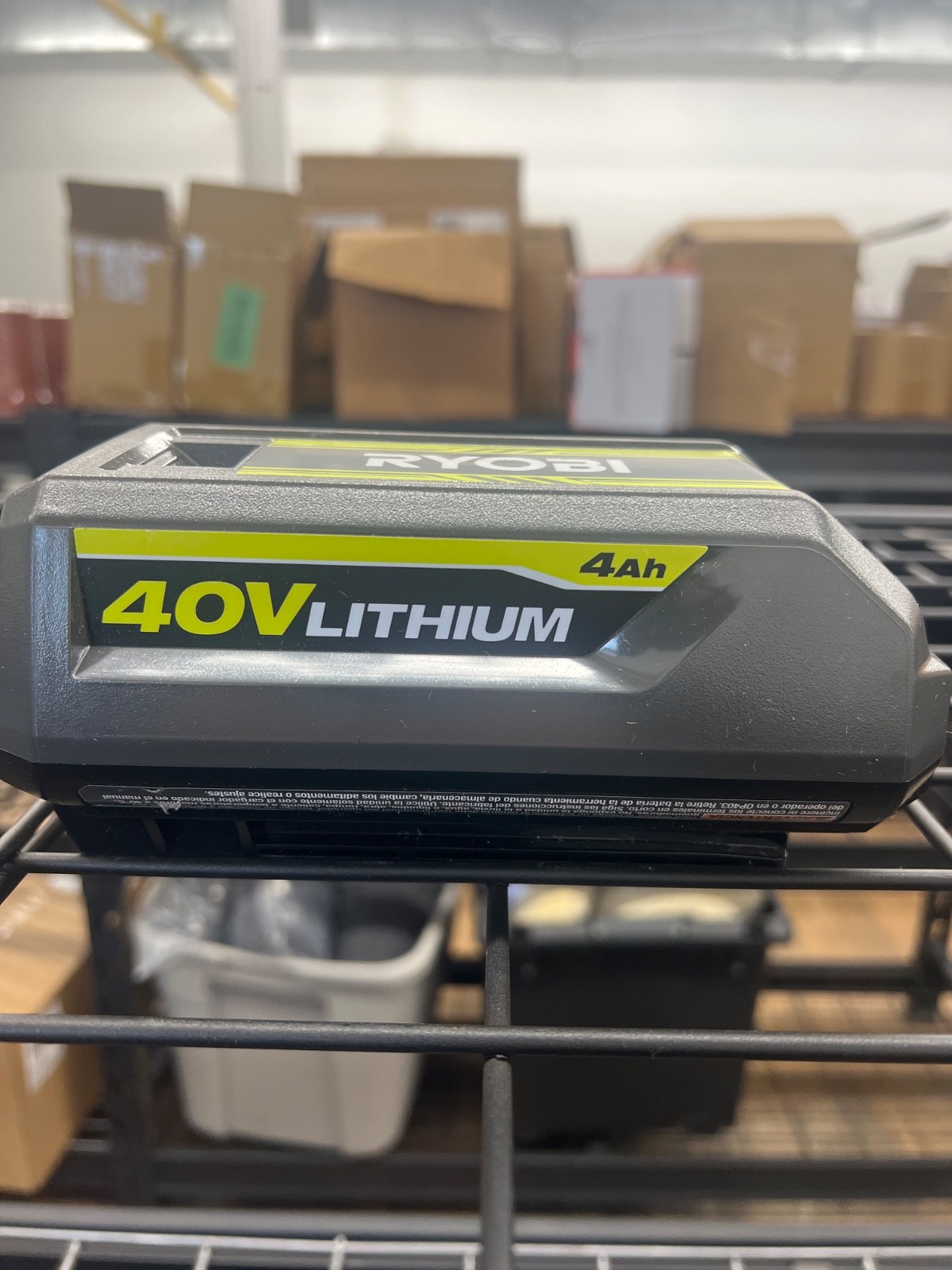 RYOBI 40V 4.0Ah Lithium-Ion High Capacity Battery OP40404 Genuine OEM RYOBI 40V 4.0Ah Lithium-Ion High Capacity Battery OP40404 Genuine OEM