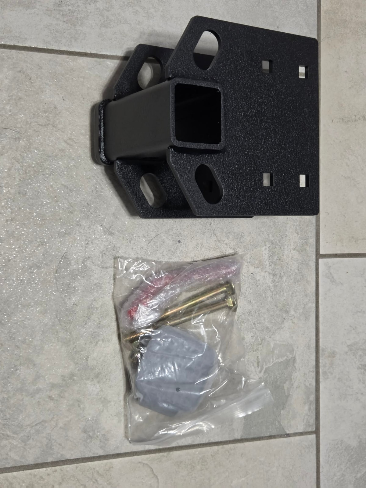 RV Bumper Hitch Receiver 2 inch Adapter Openning 3,500 lbs Capacity for 4X4 inch