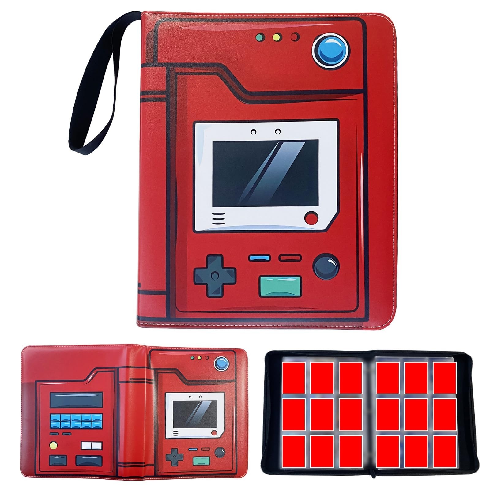 Trading Card Binder Album - 900 Pockets, 9 Pocket Pages for Sports & Gaming Coll