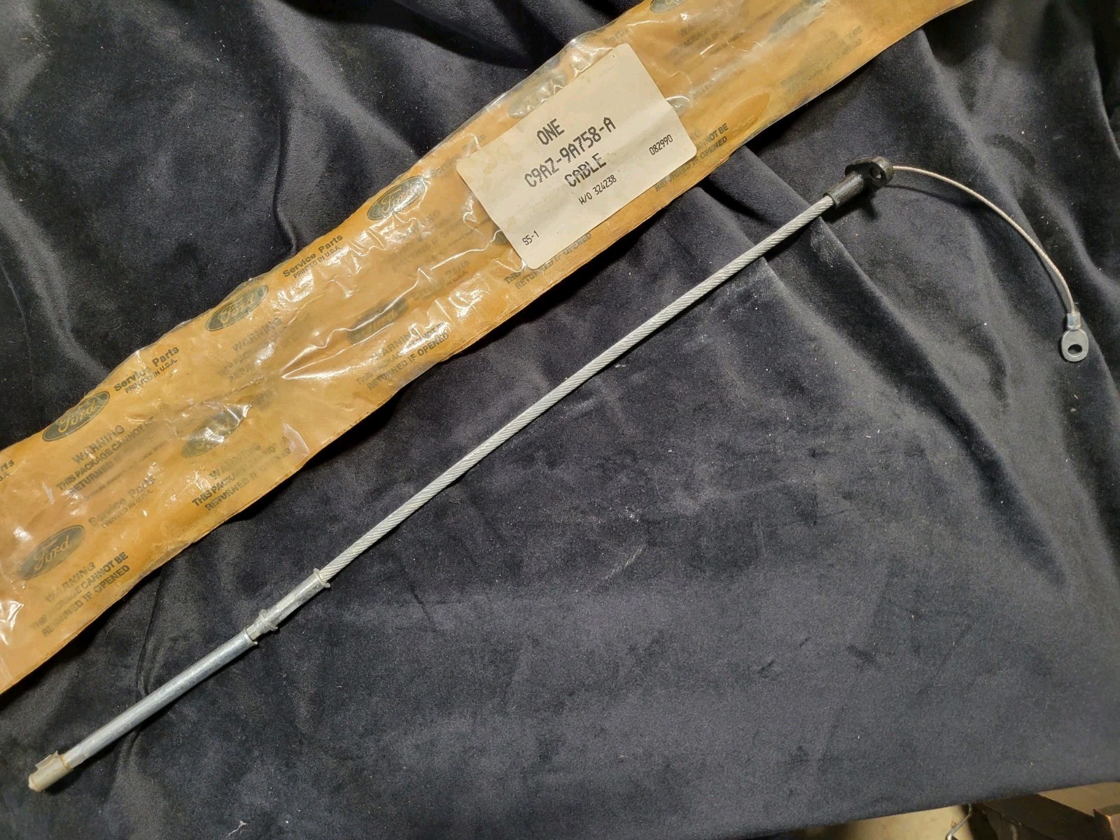 NOS Ford Accelerator Cable Gas Pedal 1968 1969 302 390 Galaxie 500 C9AZ9A758A NR NOS Ford Accelerator Cable Gas Pedal 1968 1969 302 390 Galaxie 500 C9AZ9A758A NR