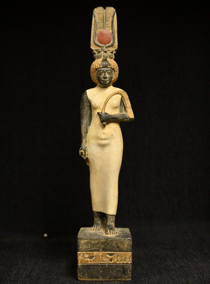 Authentic Ancient Egyptian Antique Rare Goddess Hathor Statue Figurine BC