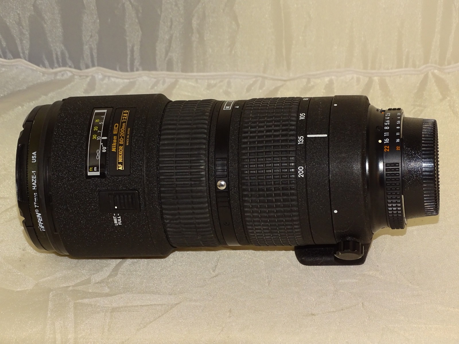 NIKON AF ED 80-200MM 2.8D LENS