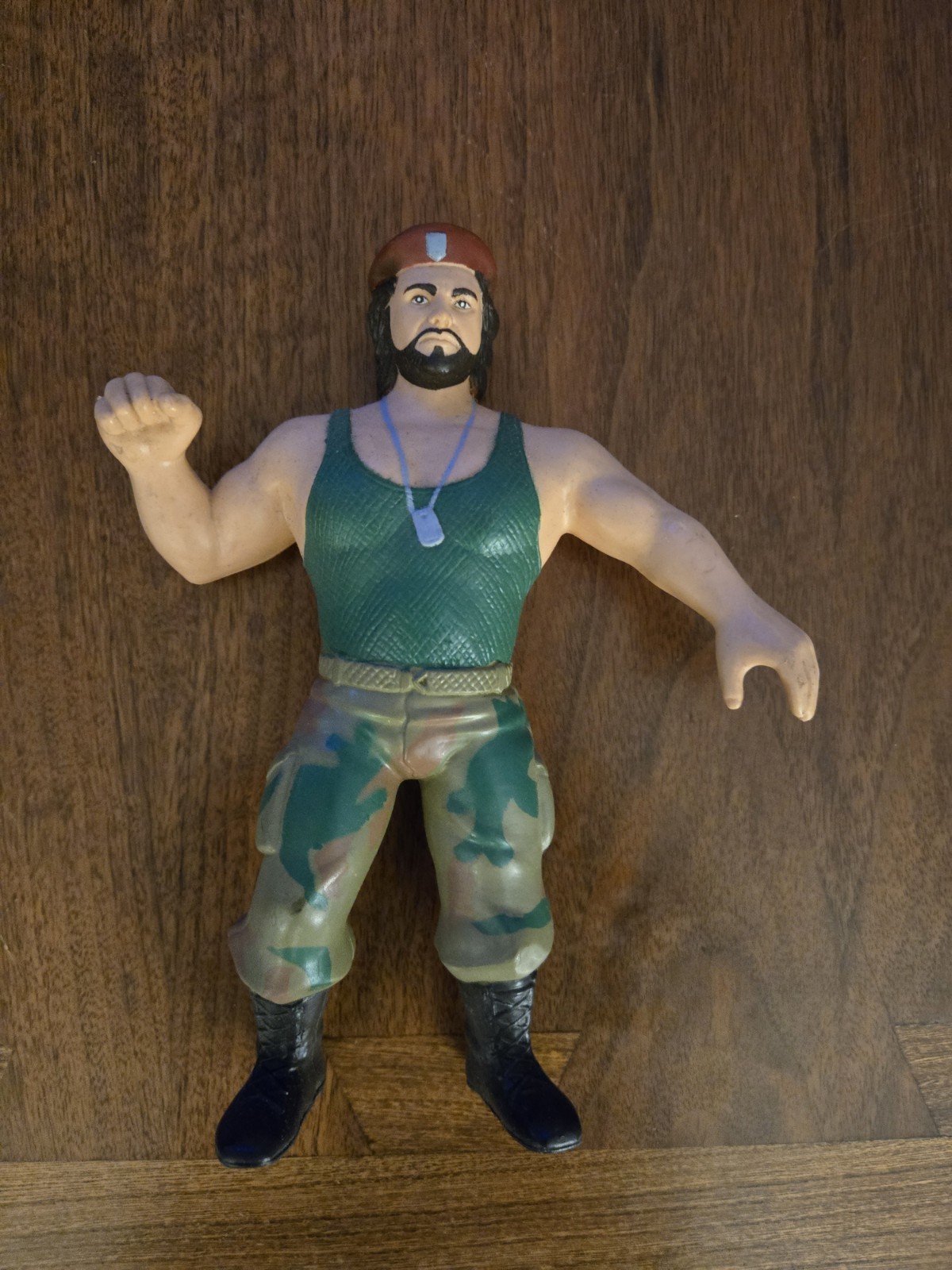 Rare 1986 WWF WWE LJN Corporal Kirchner Bearded Paint In Great Shape Untouched
