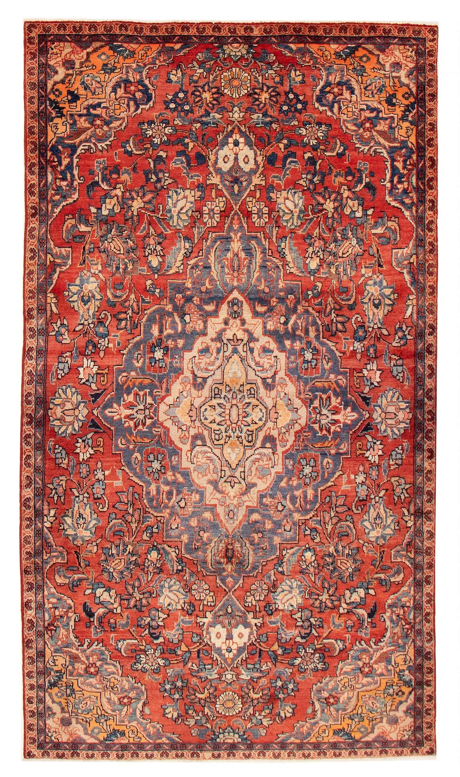 Traditional Vintage Hand-Knotted Area Rug 5\'3\