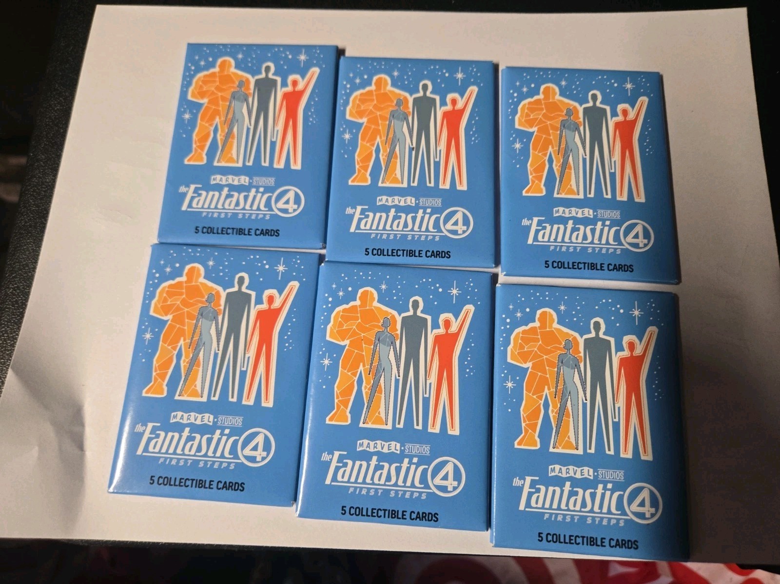 Marvel Studios Fantastic Four First Steps Promo Regal Cards Pack 4DX 6 PACK