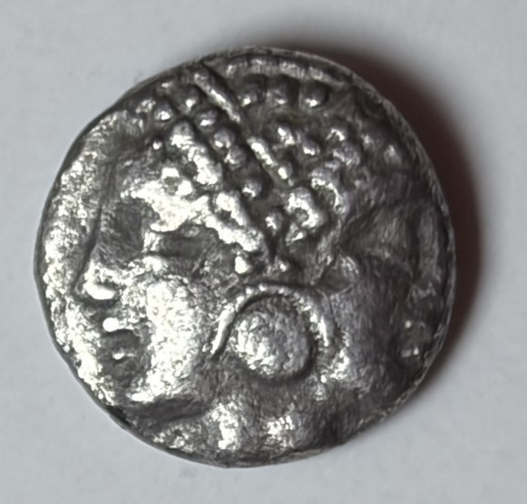 MYSIA Lampsacus Rare JANIFORM & ATHENA Diobol Old Ancient Silver Greek Coin D519