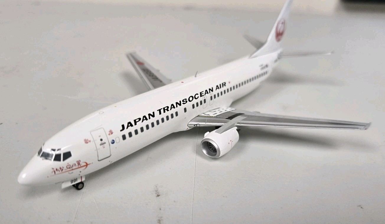 JCWings 1:200 Japan Transocean Boeing B737 Tail JA8991 Item XX2512 DIECAST Plane JCWings 1:200 Japan Transocean Boeing B737 Tail JA8991 Item XX2512 DIECAST Plane