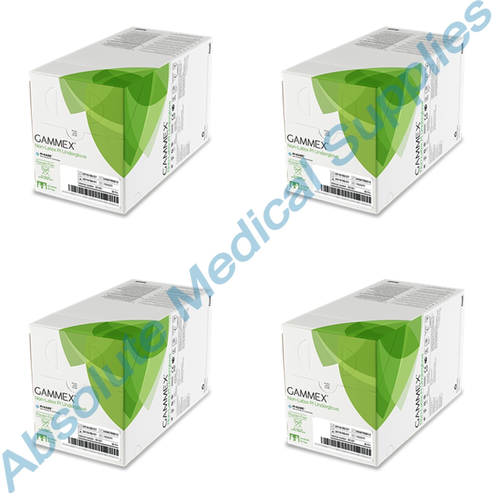 *200-Pairs* Ansell Gammex Non-Latex PI-KARE Underglove PF Size-6 Gloves 20687260 *200-Pairs* Ansell Gammex Non-Latex PI-KARE Underglove PF Size-6 Gloves 20687260