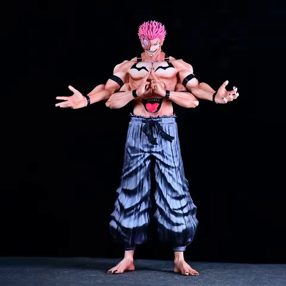 20cm Jujutsu Kaisen Anime Statue: Ryomen Sukuna Collectible Model Figure Display 20cm Jujutsu Kaisen Anime Statue: Ryomen Sukuna Collectible Model Figure Display