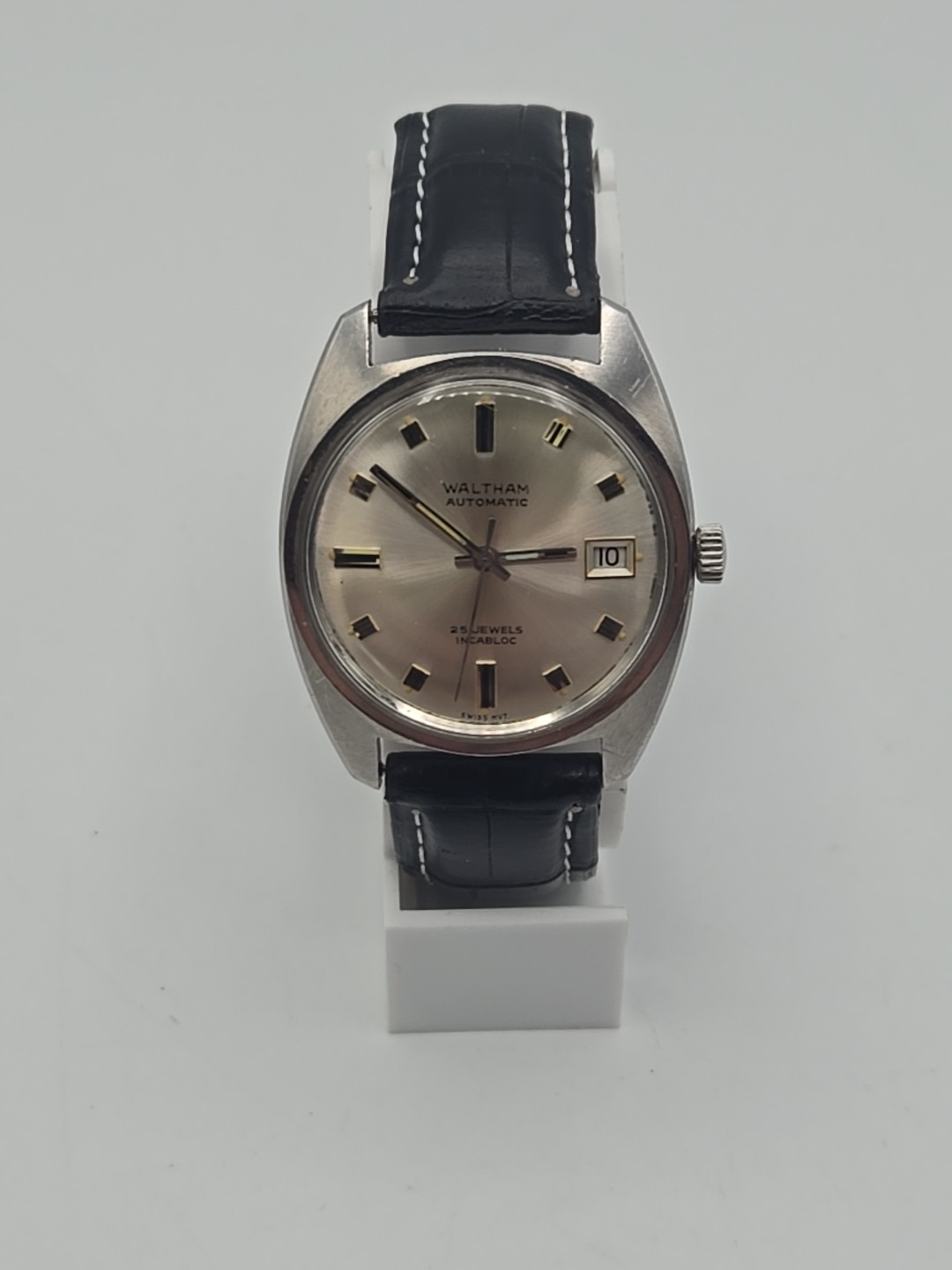 Vintage 1970’s Waltham 25 Jewel Self Winding Men’s Watch WORKS SEE DESCRIPTION Vintage 1970’s Waltham 25 Jewel Self Winding Men’s Watch WORKS SEE DESCRIPTION