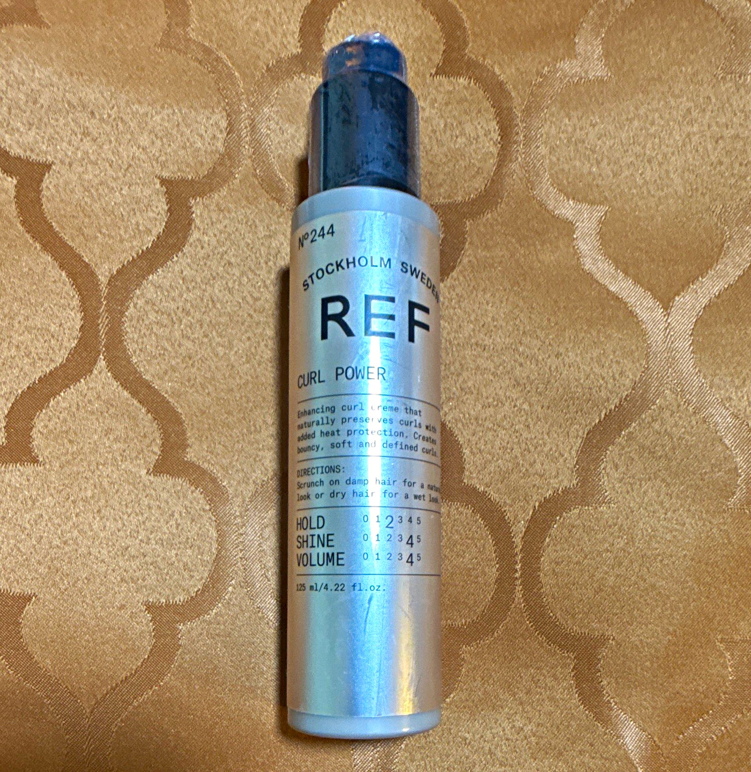 REF Curl Power N°244 Curl Cream, Curl Enhancing + Heat Protection 4.22 fl oz