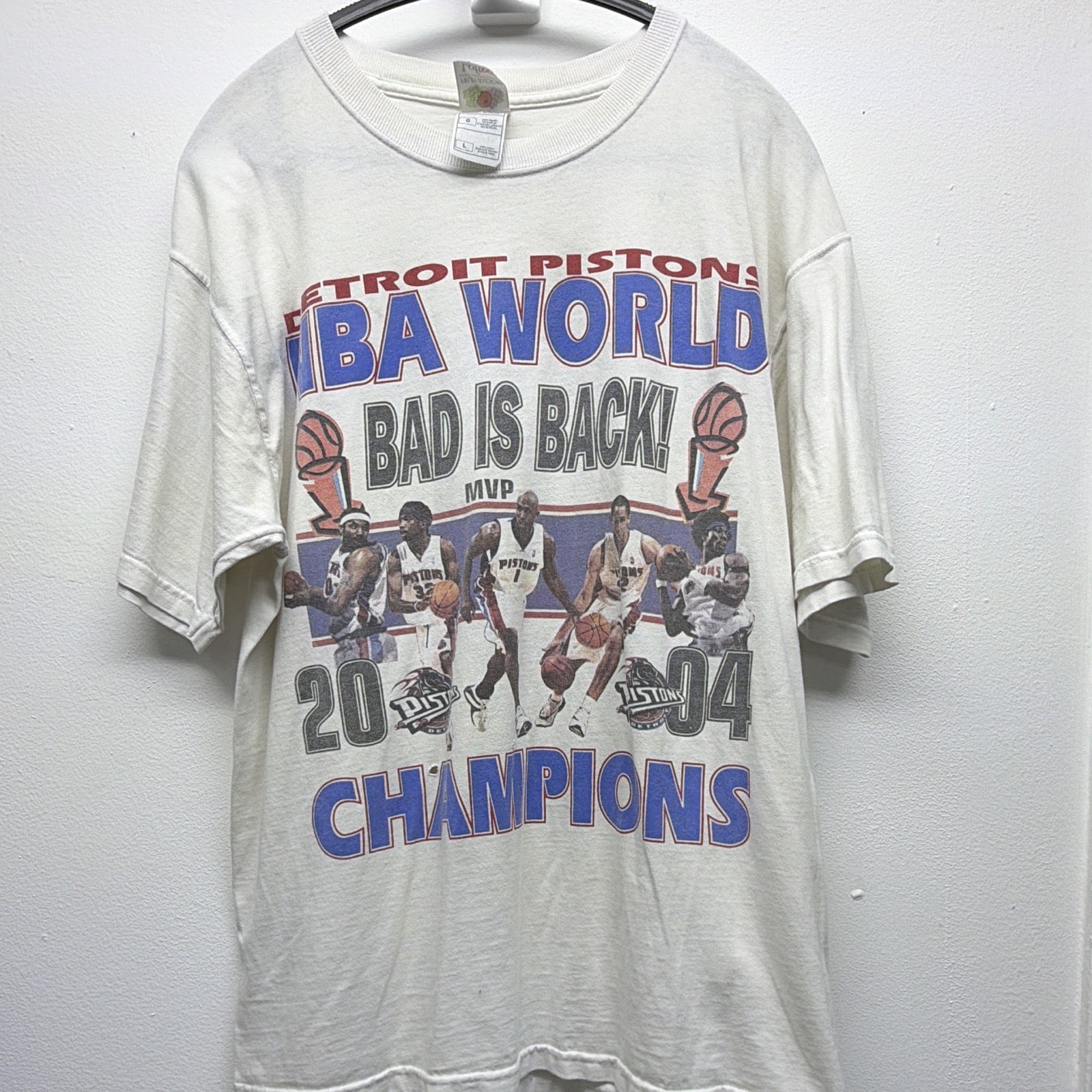 Vintage Detroit Pistons 2004 Shirt Size Large