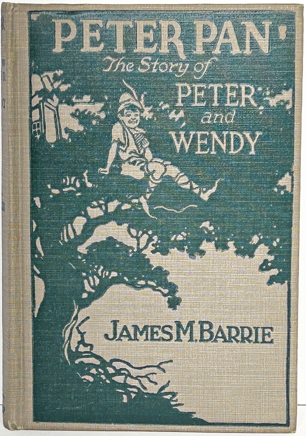 © 1911 PETER PAN AND WENDY Antique FIRST EDITION Childrens J M BARRIE vtg Disney