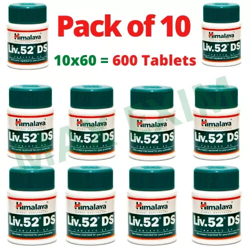 10 bottles 600 tabs Liv 52 DS  expiry 02-2028 USA Quick Dispatch
