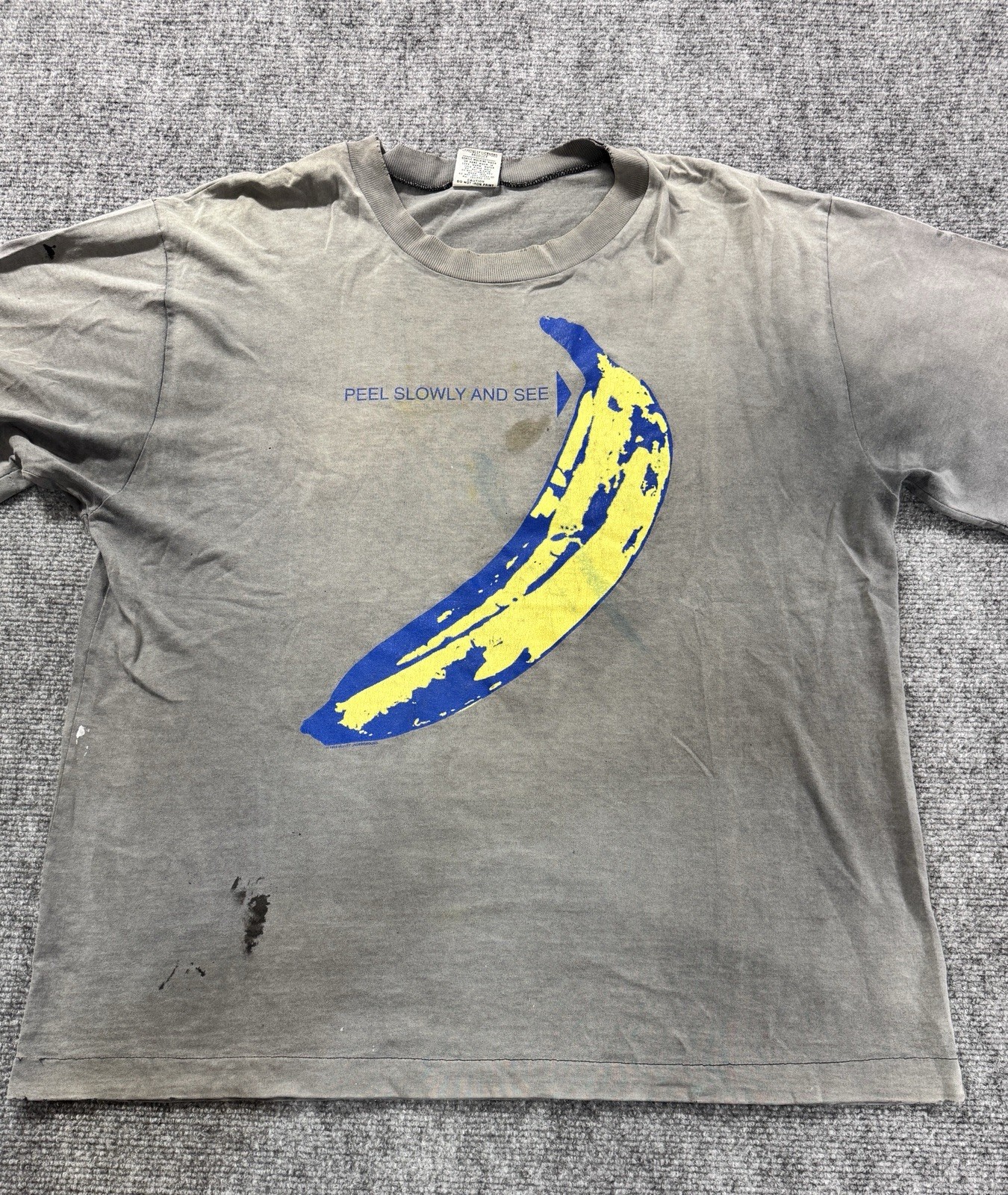 Vintage 1993 The Velvet Underground Tour \' PEEL SLOWLY AND SEE \' Fader Vintage 1993 The Velvet Underground Tour \' PEEL SLOWLY AND SEE \' Fader