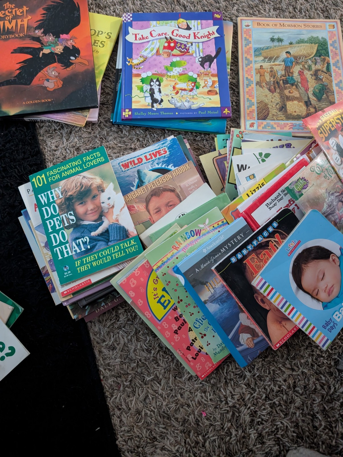 Bulk/Huge Lot of 100 Children\'s Kids Books - Random Home School Great Find