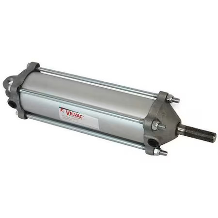 Velvac 100126 Air Cylinder, 2 1/2 In Bore, 6 In Stroke, Single Acting, Aluminum Velvac 100126 Air Cylinder, 2 1/2 In Bore, 6 In Stroke, Single Acting, Aluminum