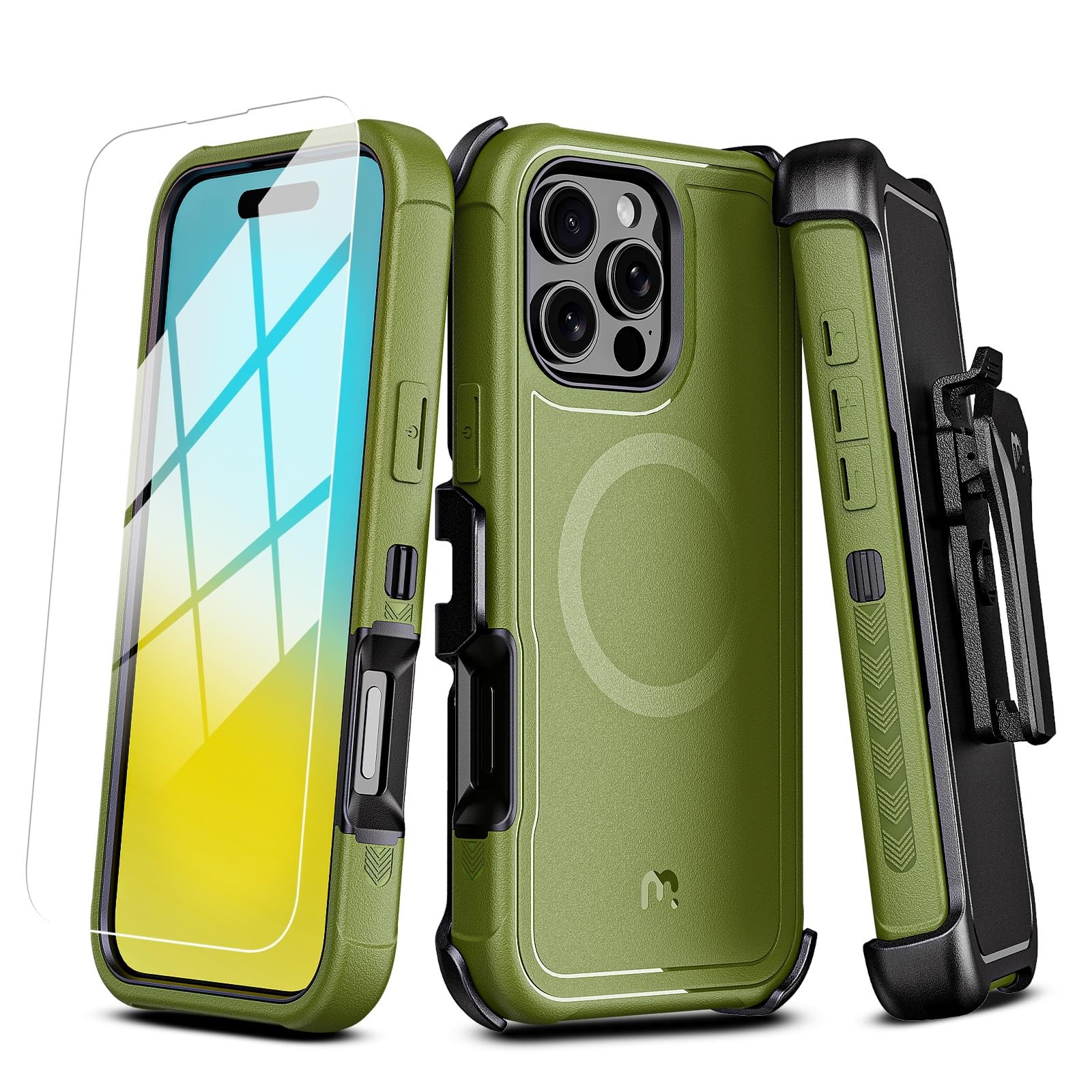 M MYBAT PRO Maverick Series Case for iPhone 16 Pro 6.3 Magsafe w/Screen M MYBAT PRO Maverick Series Case for iPhone 16 Pro 6.3 Magsafe w/Screen