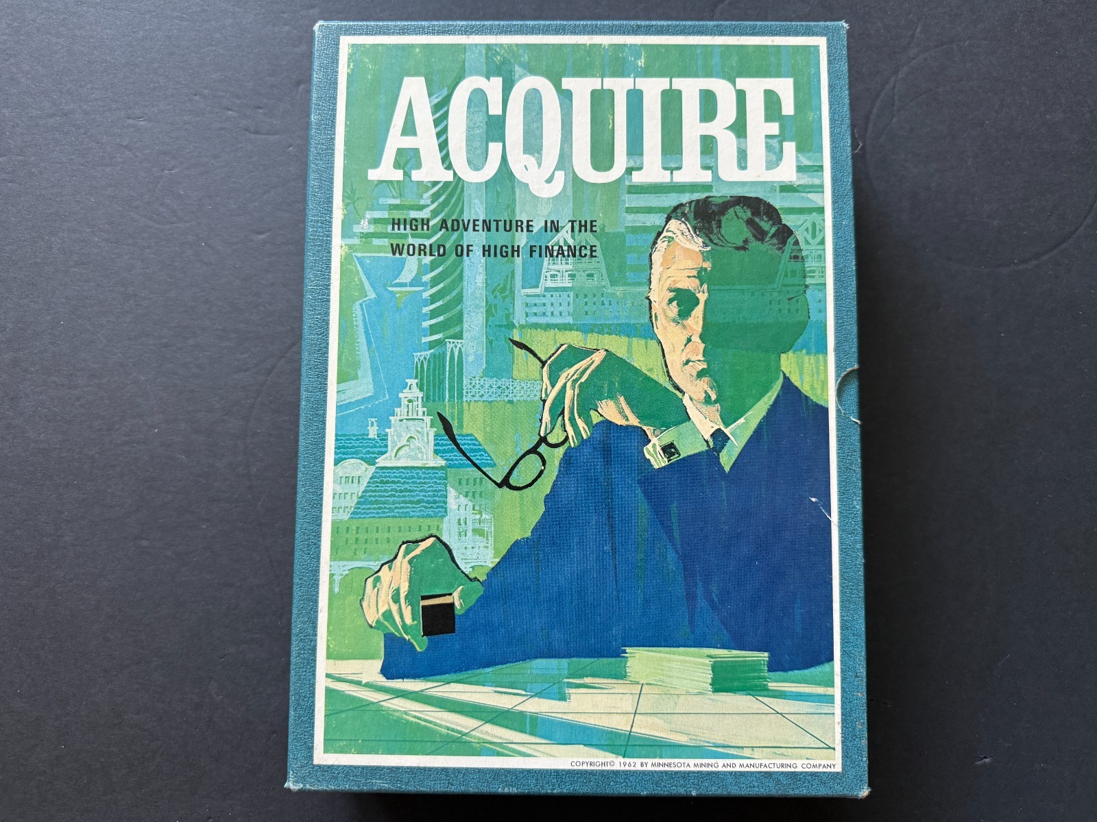 VINTAGE 1962 Acquire - Strategy Board Game (3M MN Mining Company) - COMPLETE VINTAGE 1962 Acquire - Strategy Board Game (3M MN Mining Company) - COMPLETE