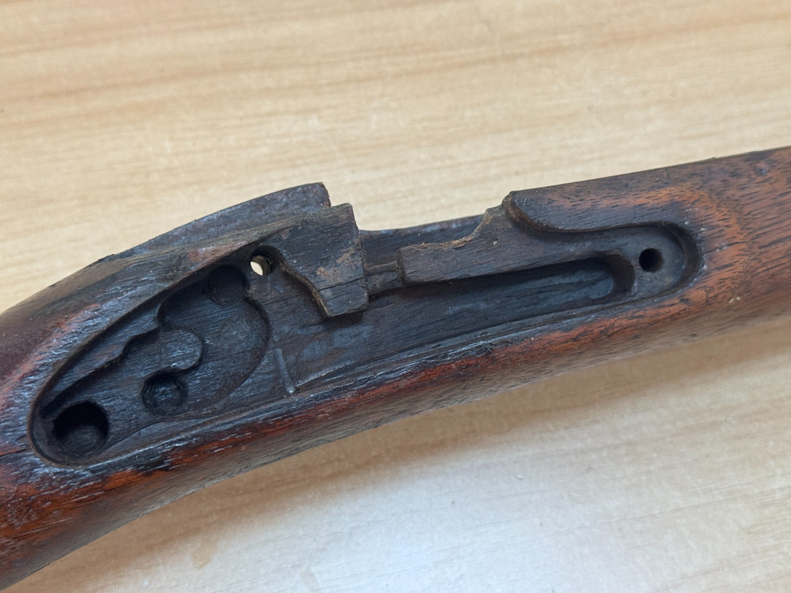 Original Civil War 1862 US BRIDESBURG Musket Wood Stock w Butt Plate Original Civil War 1862 US BRIDESBURG Musket Wood Stock w Butt Plate