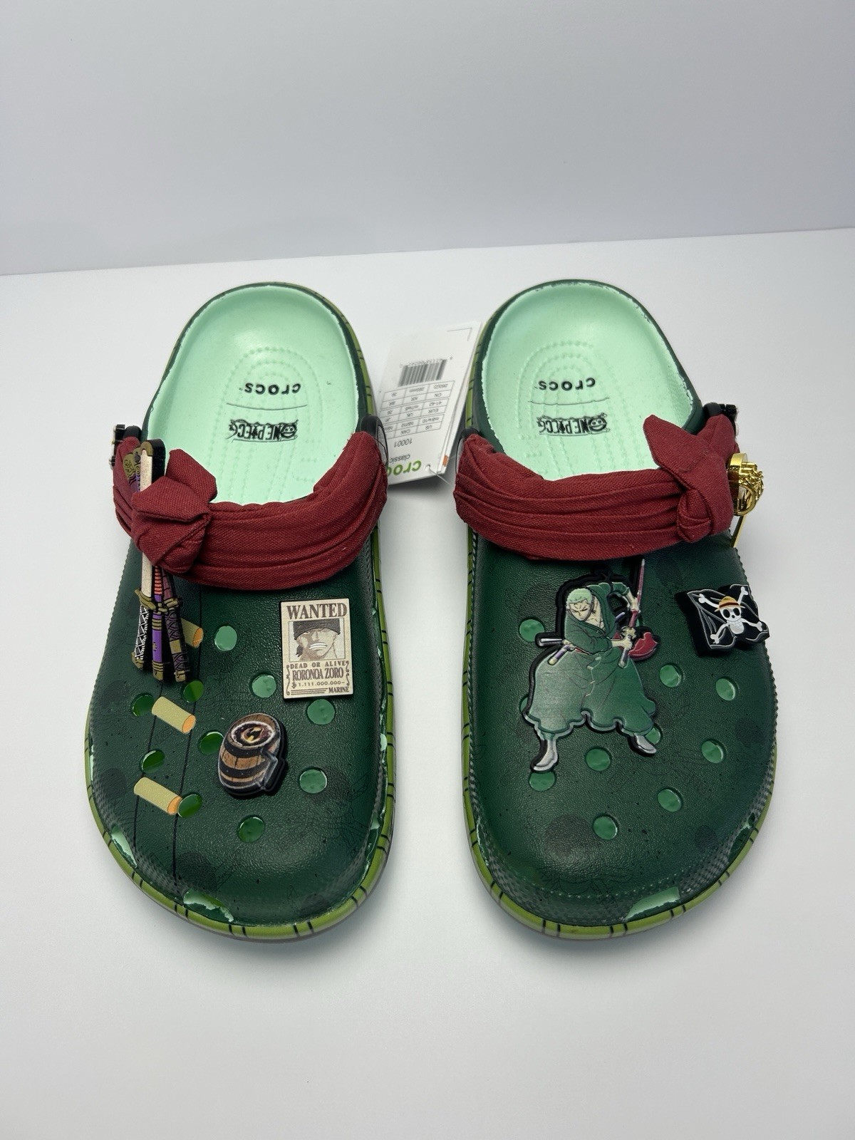 Crocs X One Piece Zoro  Classic Clog  Men’s Size 9 
