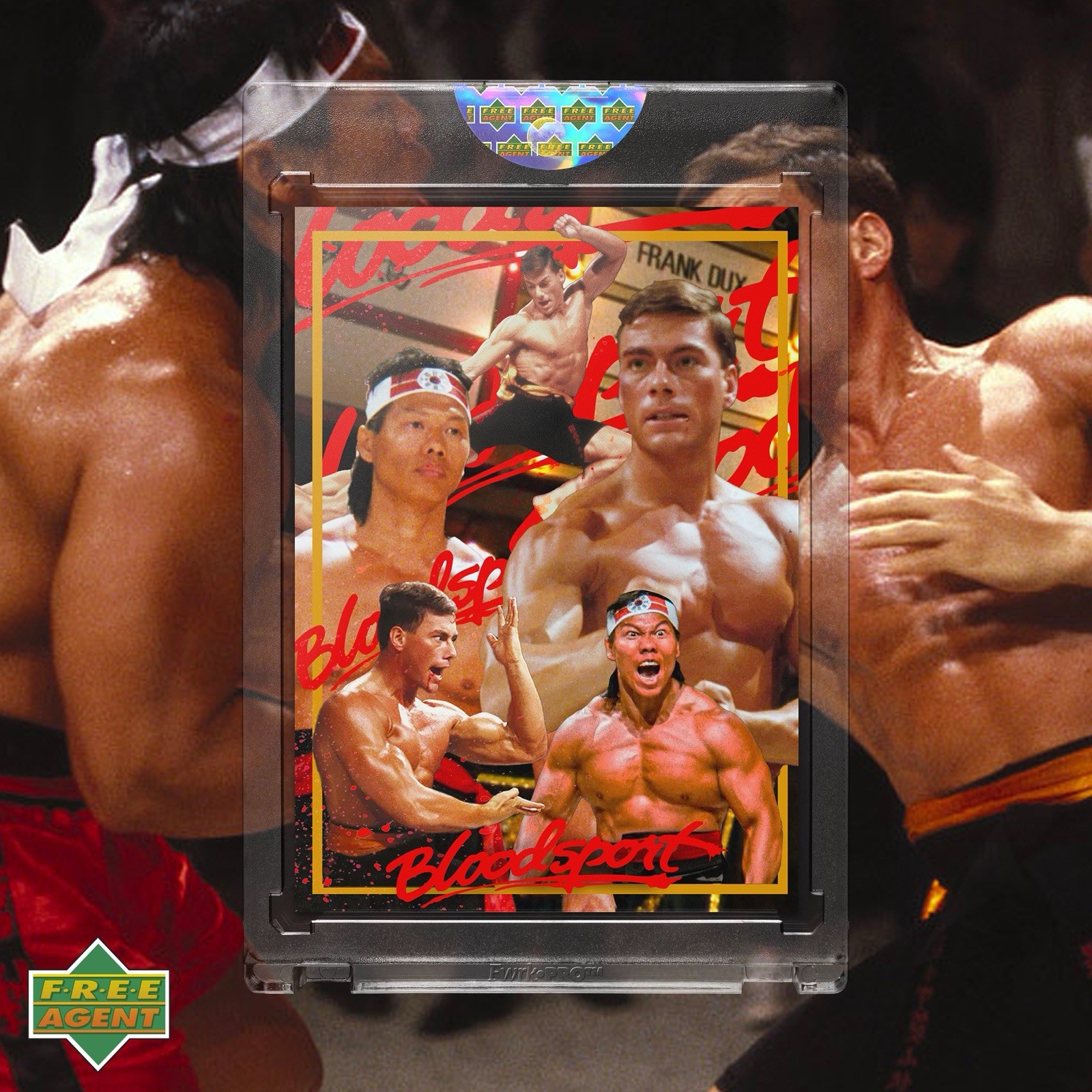 Bloodsport Custom Trading Card Jean Claude Van Damme Bolo Yeung Bloodsport Custom Trading Card Jean Claude Van Damme Bolo Yeung