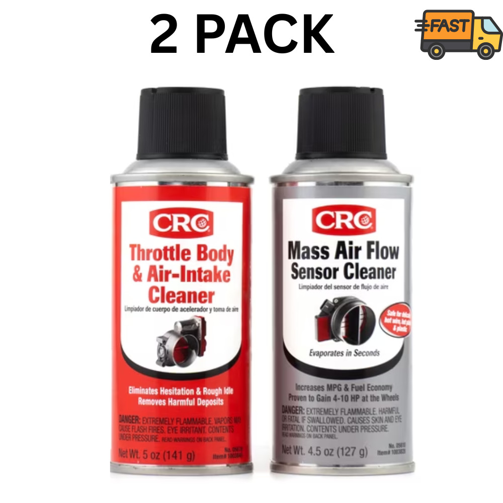 CRC Mass Air Flow MAF & Throttle Body Cleaner Twin Pack