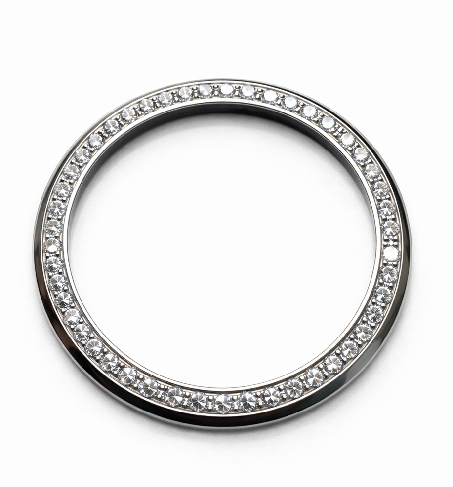 Custom 2.00 Carat Ct Rolex Datejust II 41mm Stainless Lab Grown Diamond Bezel