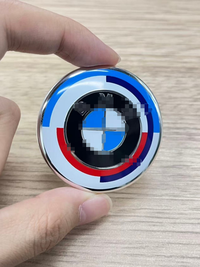 NEW 45MM Brand New Sealed BMW Steering Wheel Adhesive Emblem Anniversary Edition