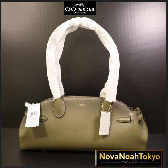 COACH CCC30 Empire Carryall Bag 34 Olive Brass Sholder Bag Official Outlet Japan