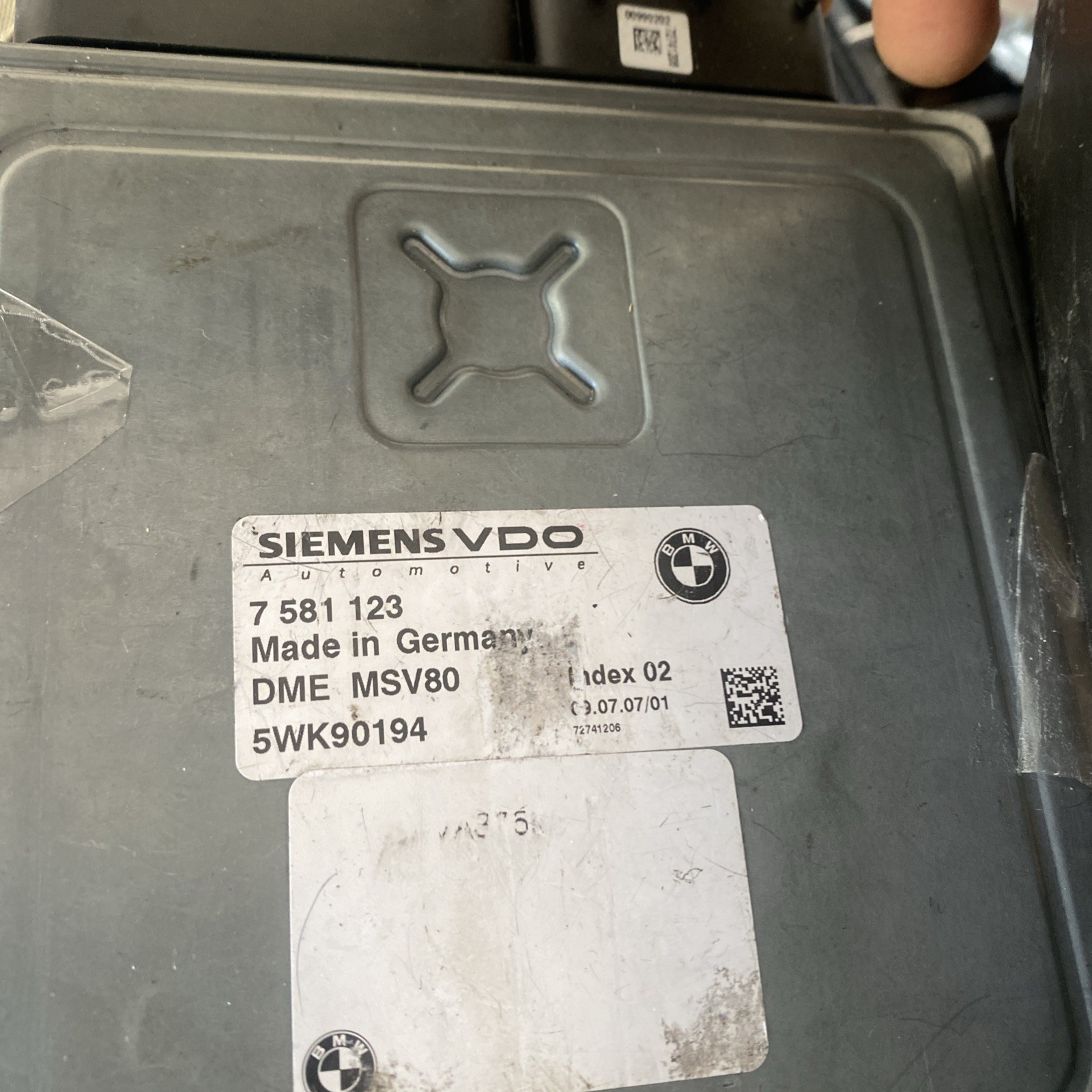 BMW Msv80 Cass Module3 Dme and Key Module 3M BMW Msv80 Cass Module3 Dme and Key Module 3M