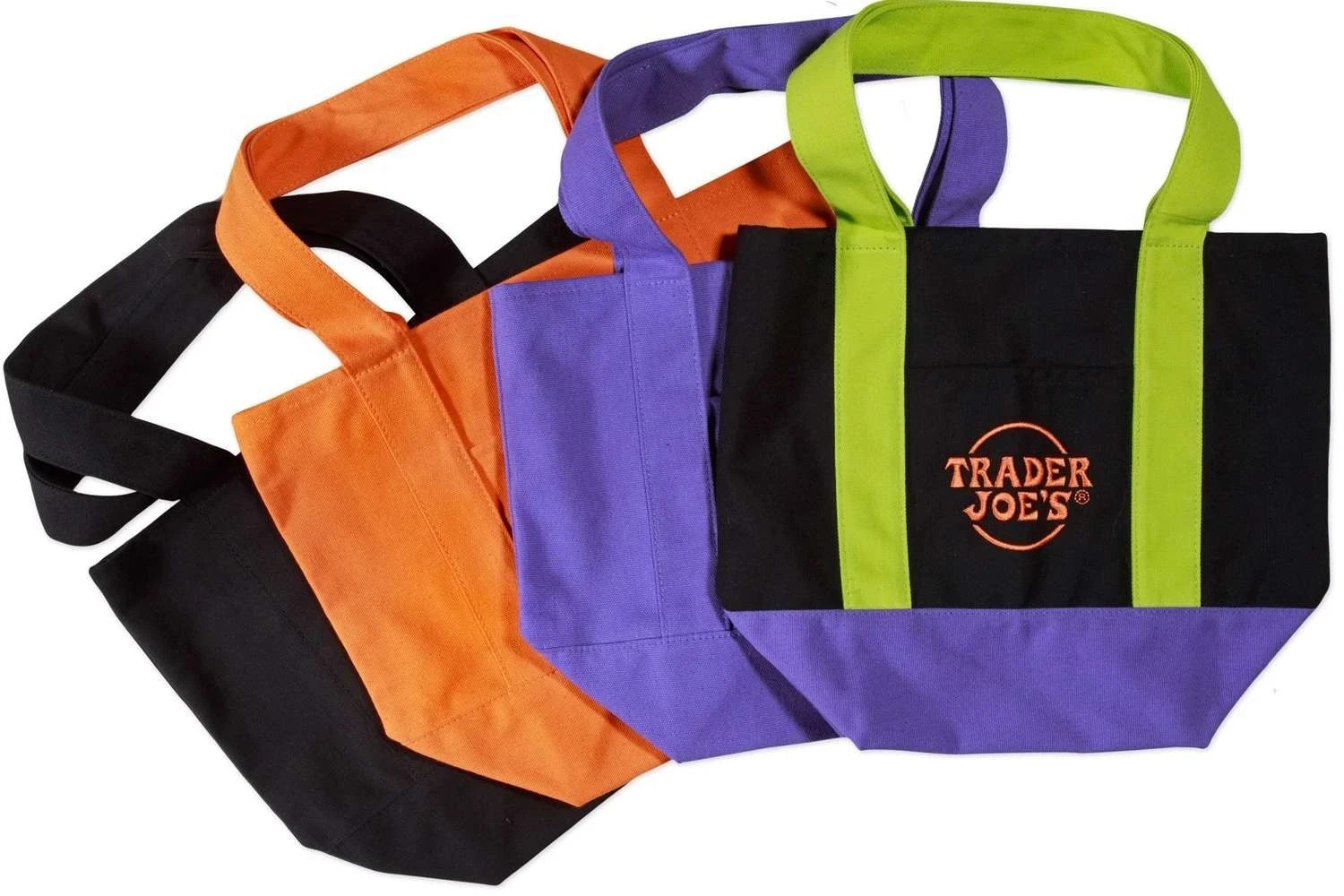 NEW & AUTHENTIC - Trader Joe’s Halloween Mini Canvas Totes Bags - Full Set of 4 NEW & AUTHENTIC - Trader Joe’s Halloween Mini Canvas Totes Bags - Full Set of 4