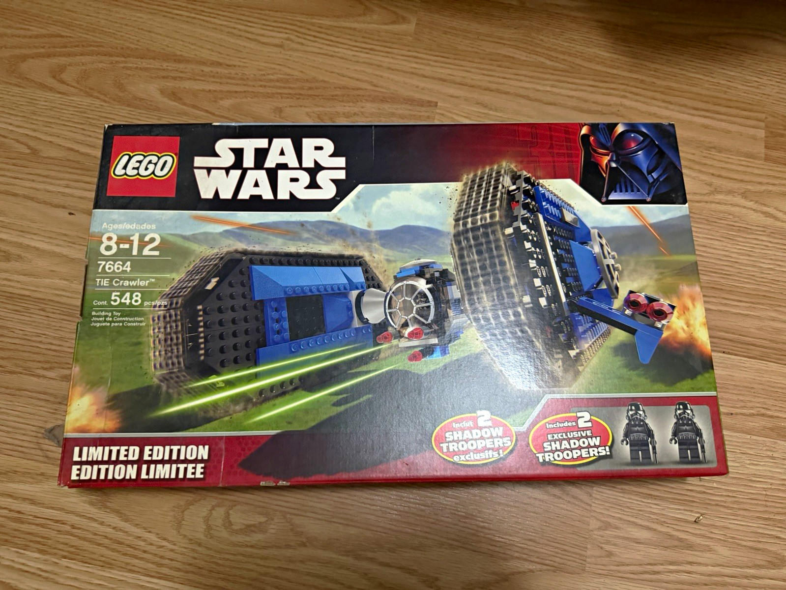 LEGO Star Wars 7664 TIE Crawler Limited Edition 548 pcs Shadow Trooper 8-12 LEGO Star Wars 7664 TIE Crawler Limited Edition 548 pcs Shadow Trooper 8-12