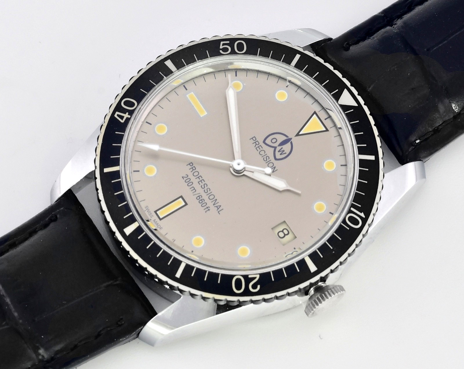 Vintage O&W ( Ollech & Wajs ) Precision Professional Men Wristwatch