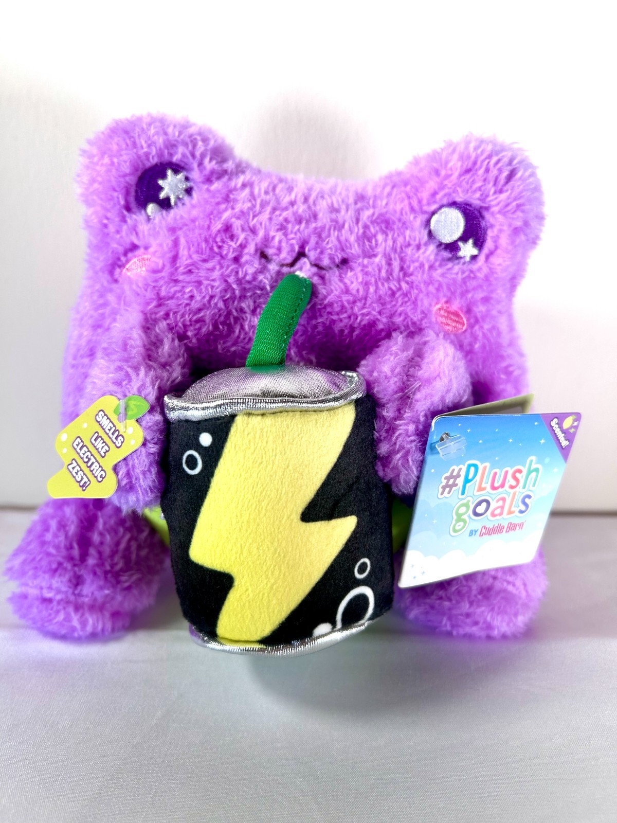 #PlushGoals by Cuddle Barn Energy Drink Sippin\' Wawa Plush Scented NWT