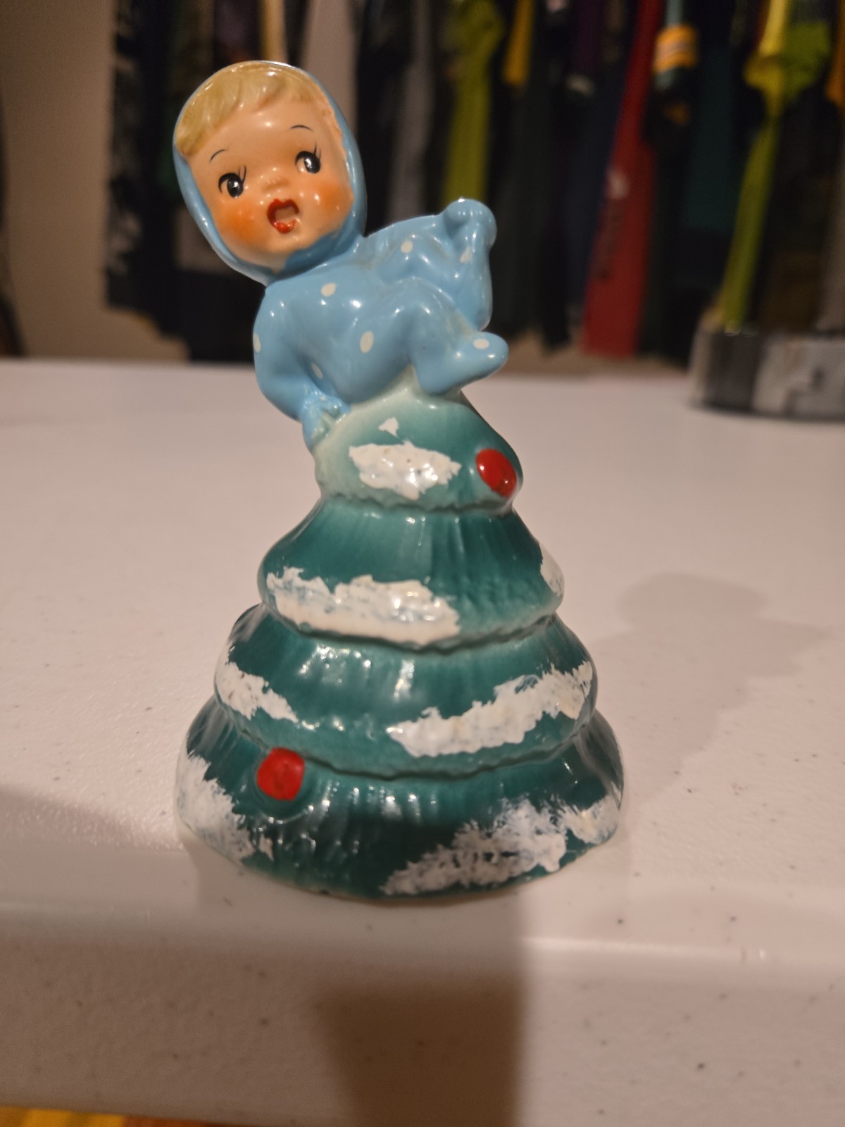 Napco Miss Cutie Christmas Bell Napco Miss Cutie Christmas Bell