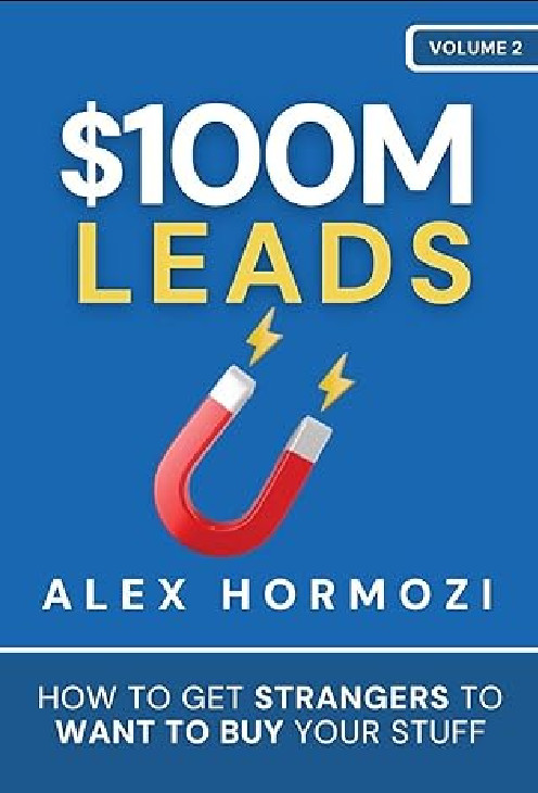 $100M Leads By Alex Hormozi Paperback  US..