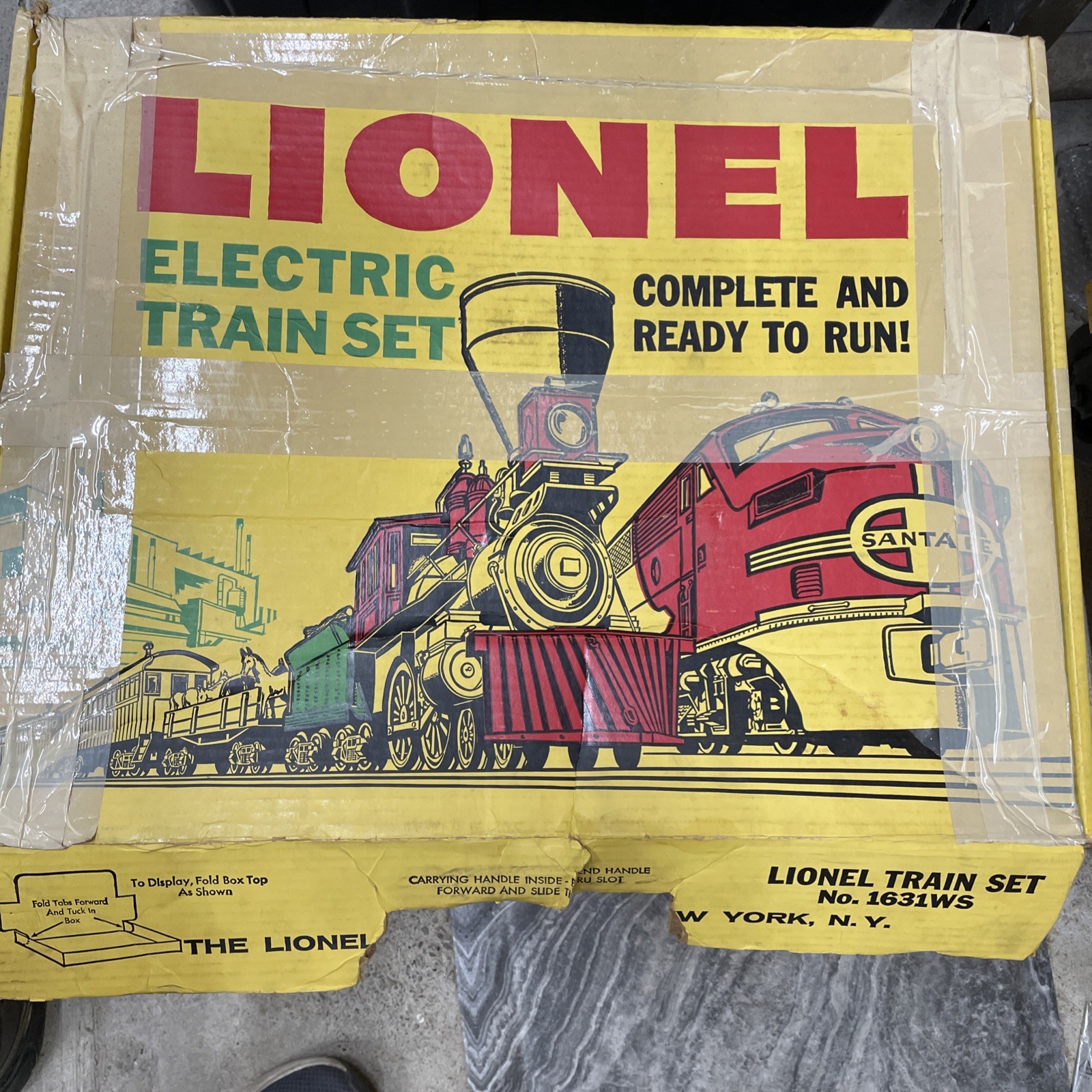 LIONEL No.1631WS Steam Locomotive Train Set tested Working  LIONEL No.1631WS Steam Locomotive Train Set tested Working 