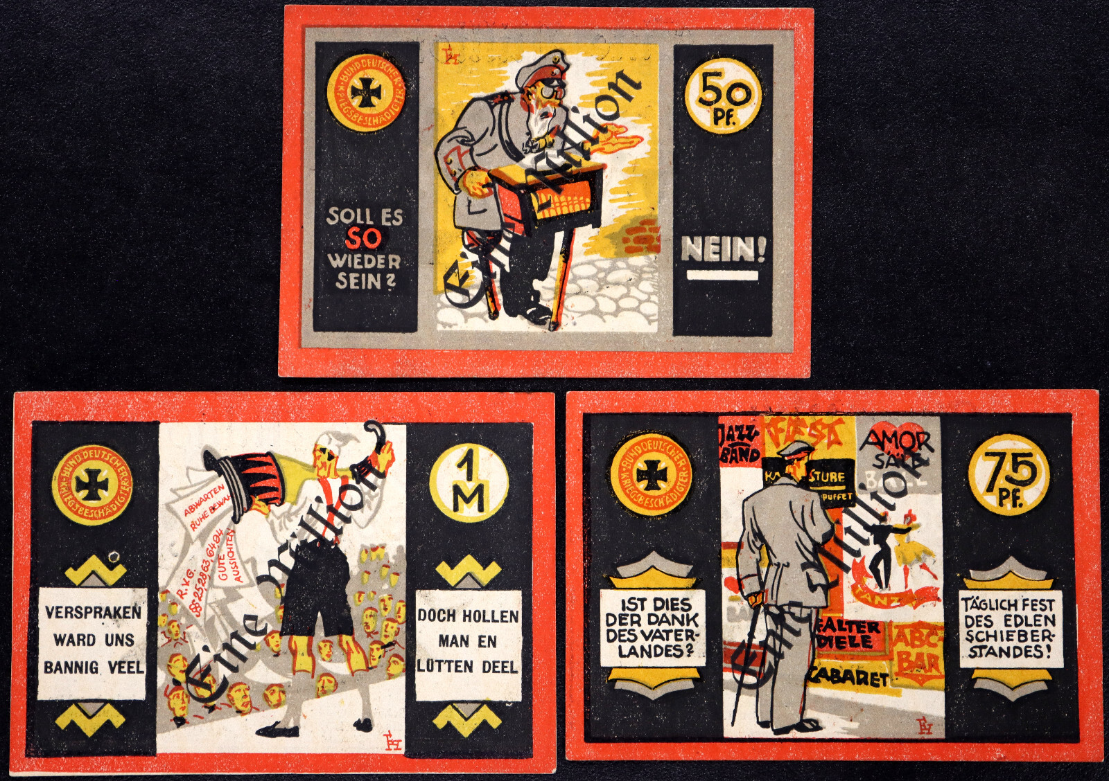 HAMBURG 1923 XX-RARE UNCATALOGED INFLATION SET 