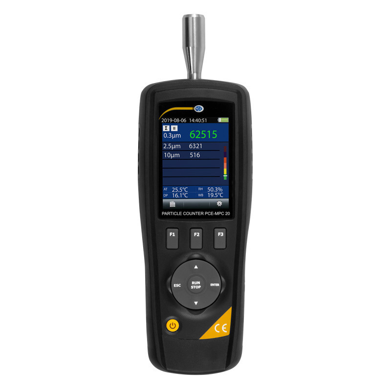 PCE MPC 20 Portable Particle Counter Air Quality Meter Sampler