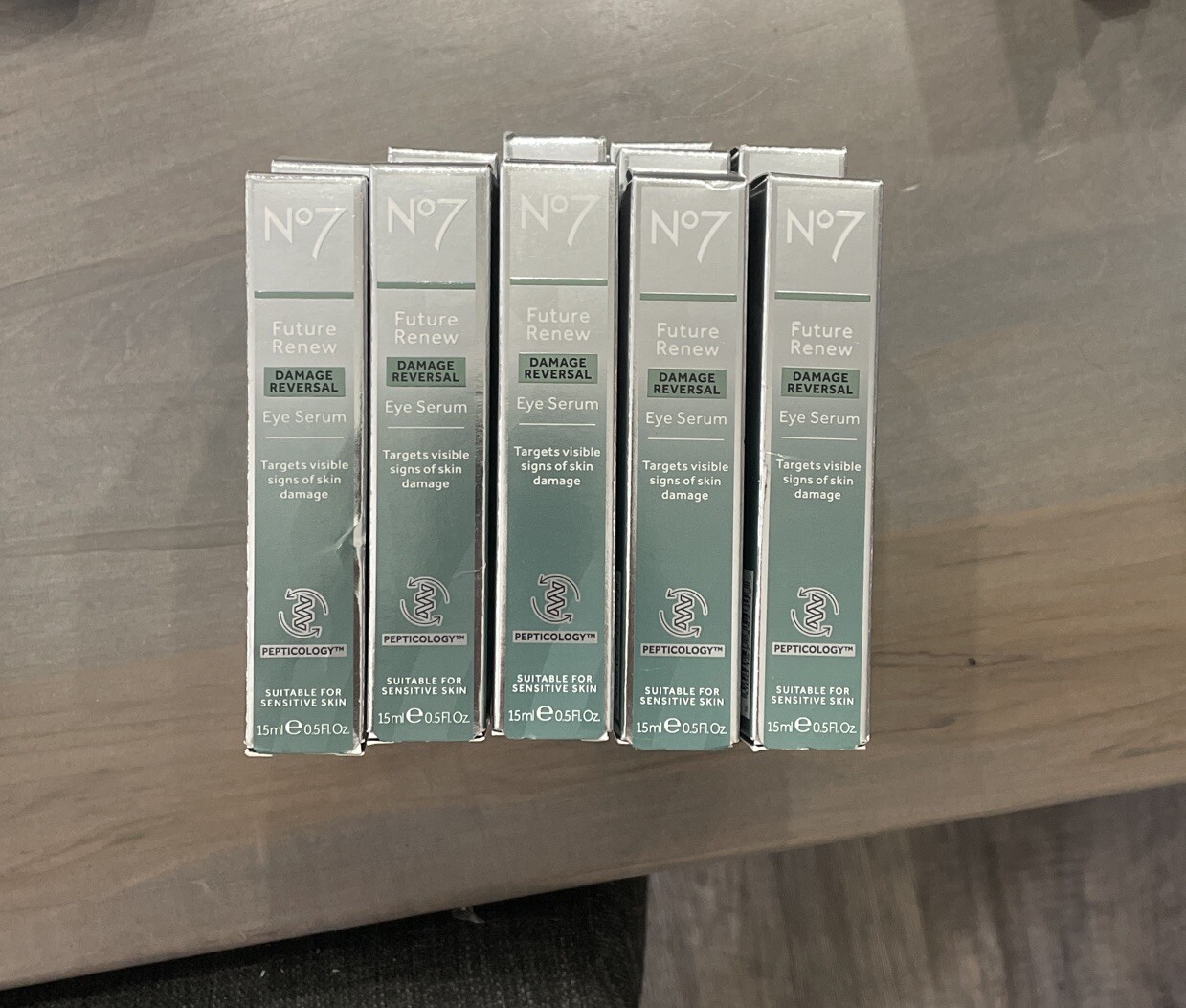 5 Pack No7 Future Renew Damage Reversal Eye Serum 0.5 oz 15ml Each