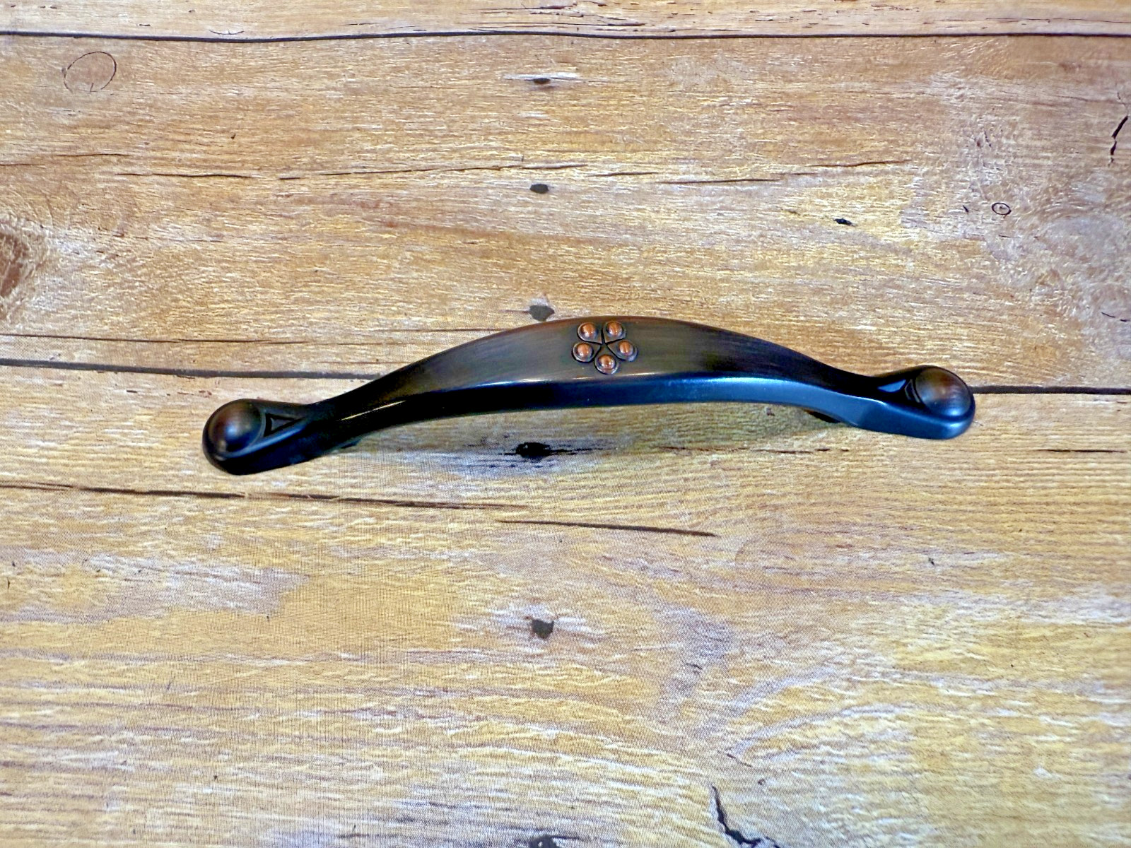 Amerdeco 10 Pack Oil-Rubbed Bronze Cabinet Pulls 6 Inch (177mm) 3 3/4\