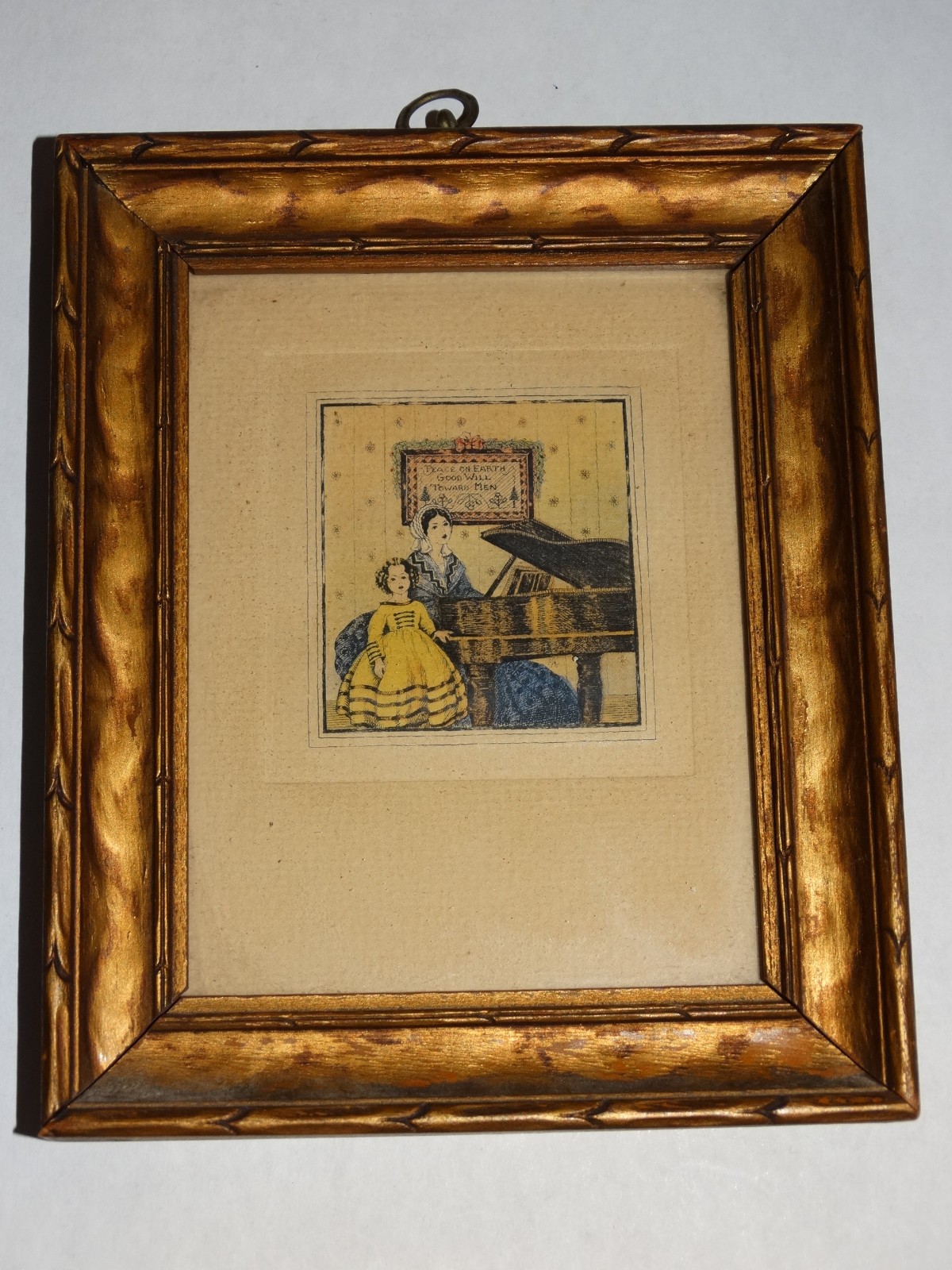 18thc or Early 19thc Small Etching Framed, \