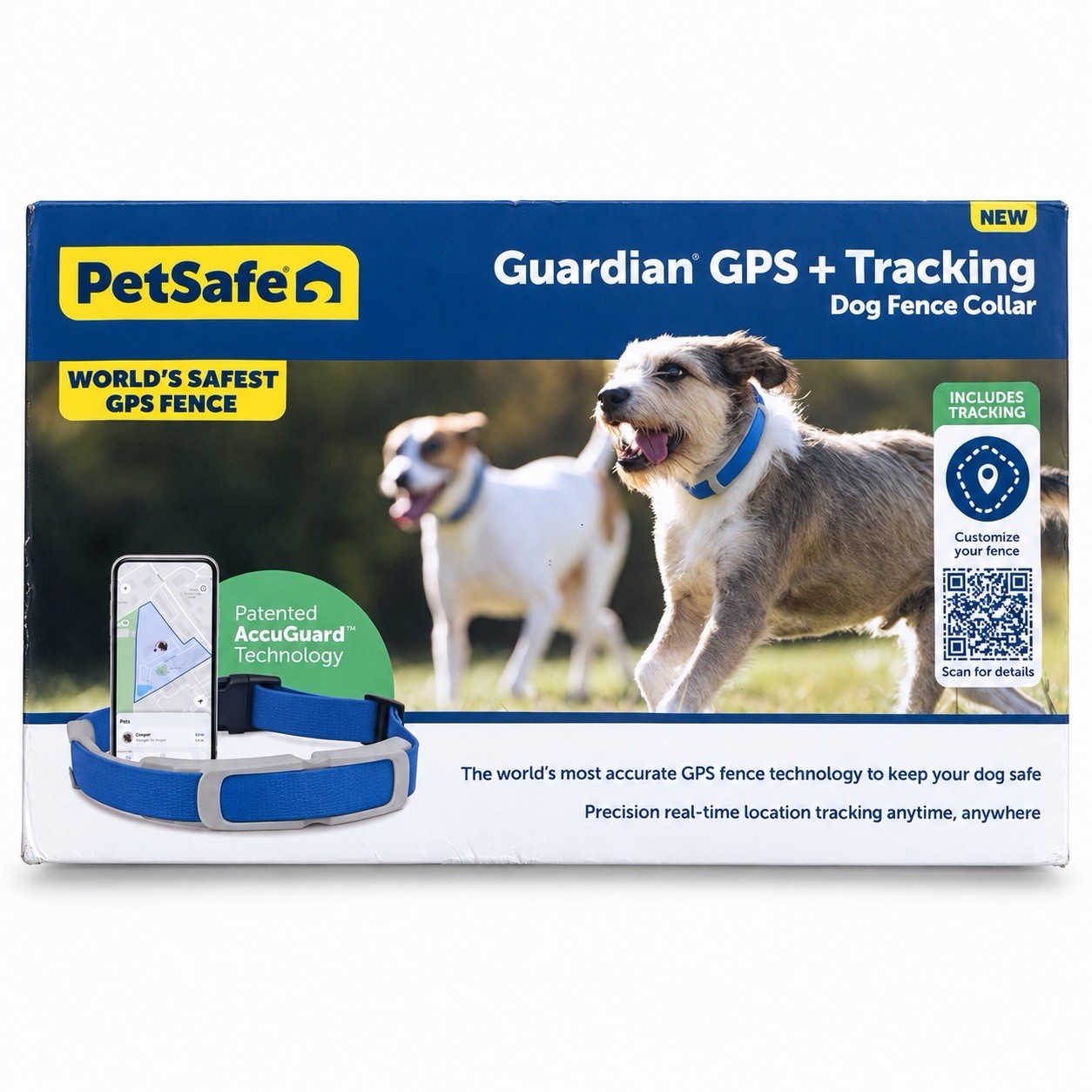 PetSafe Guardian GPS + Tracking Dog Fence Collar Wireless Fence PIF00-17804 New